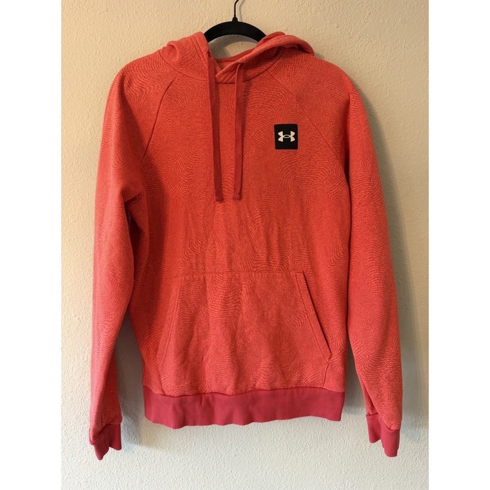 Under Armour Mens Pullover Hoodie in Chakra (orange) ~ Size Small Sweatshirt